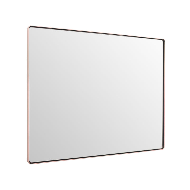 Kye 24x30 Rectangular Rounded Wall Mirror - Rose Gold - 407A02RG