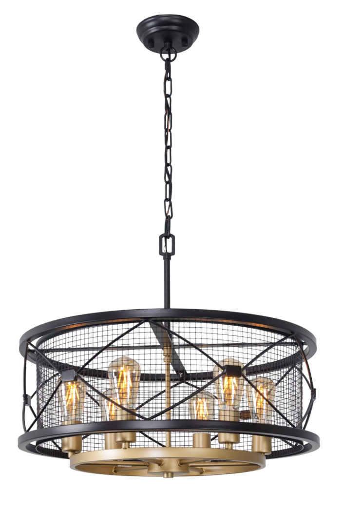 Harlequin 6-Lt Pendant Light