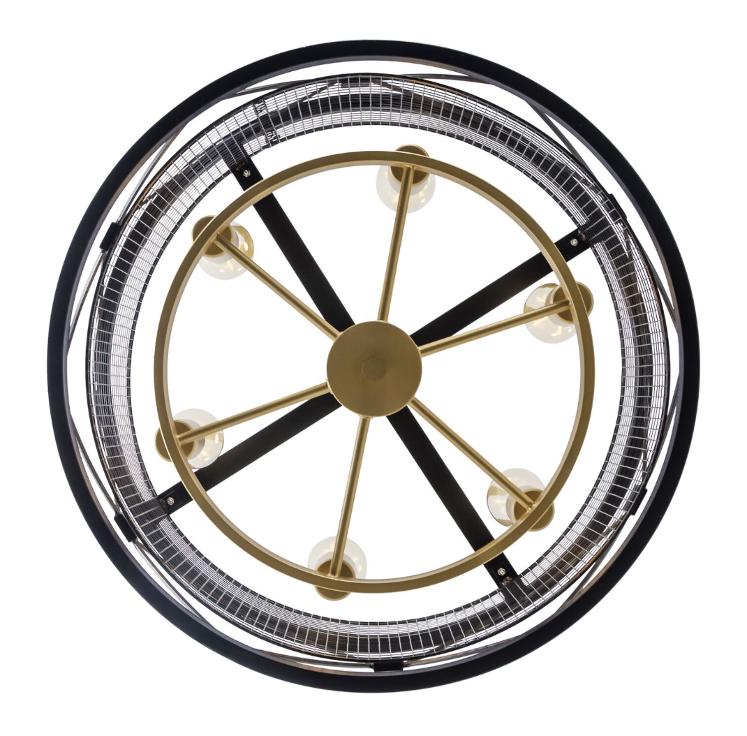 Harlequin 6-Lt Pendant Light