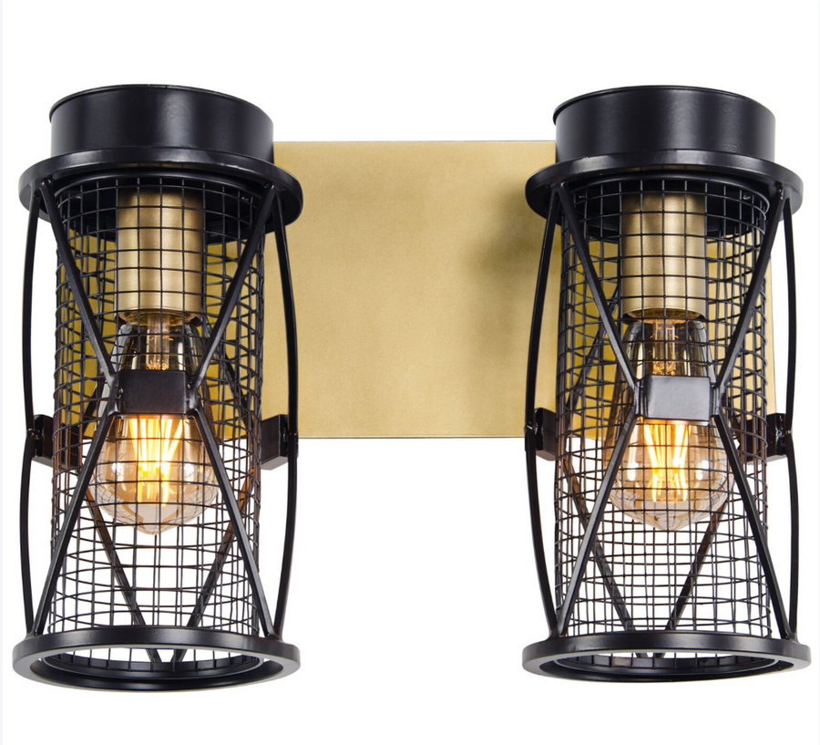 Harlequin 2-Lt Vanity Light Fixture