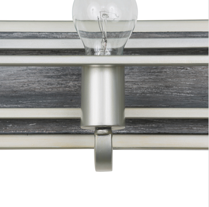 Lofty 3-Lt Vanity Light - Silverado/Grey Wood - 268B03SOG