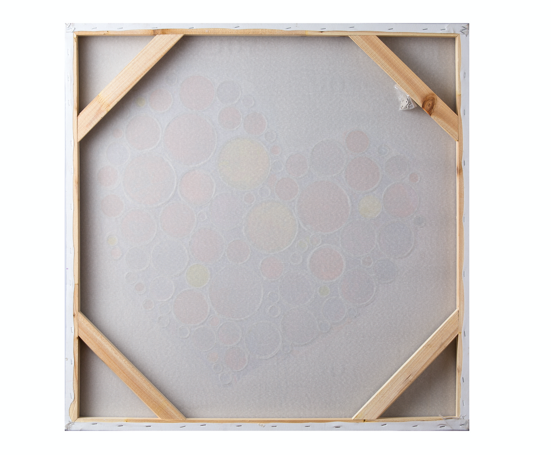 Work Of Heart Red Mixed-Media Wall Art  4DWA0113