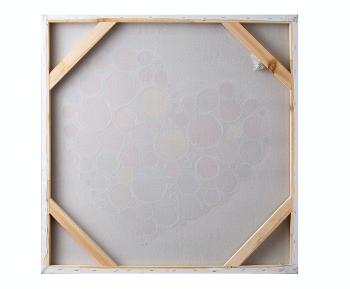 Work Of Heart Red Mixed-Media Wall Art  4DWA0113