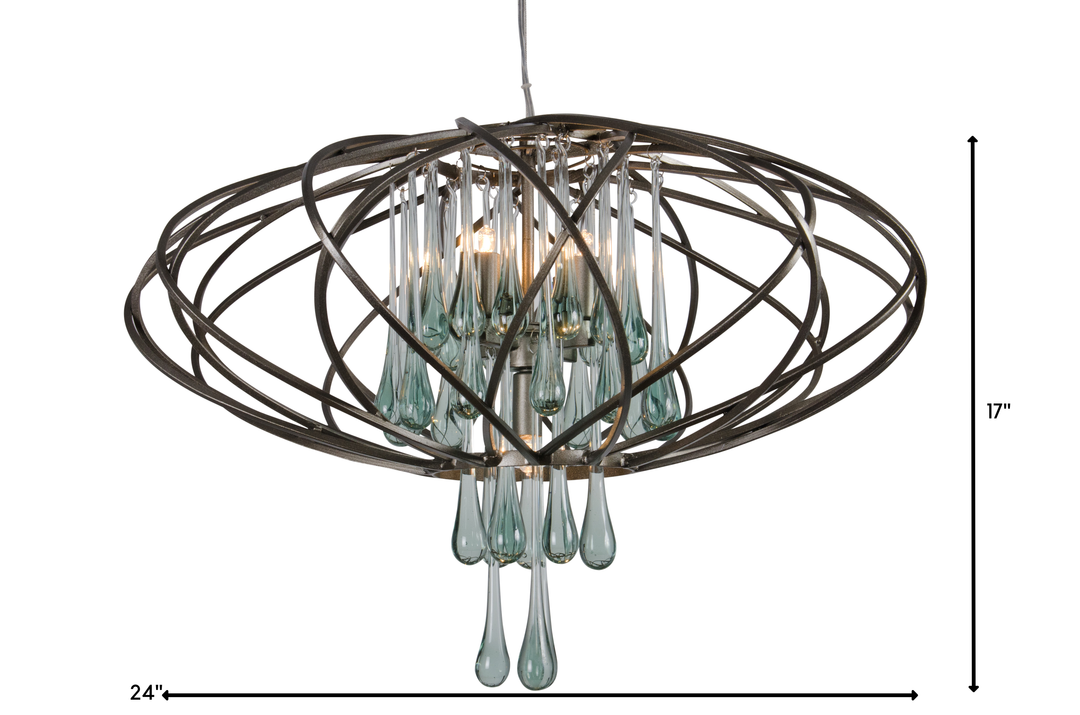 Area 51 151C05NB 5-Light Pendant Light - New Bronze