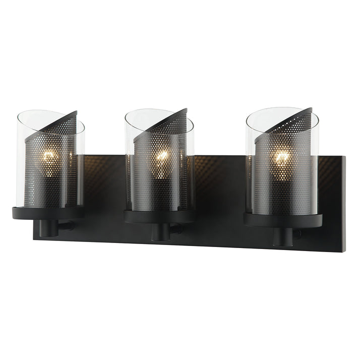 So Inclined 246B03BL 3-Light Vanity Light - Black