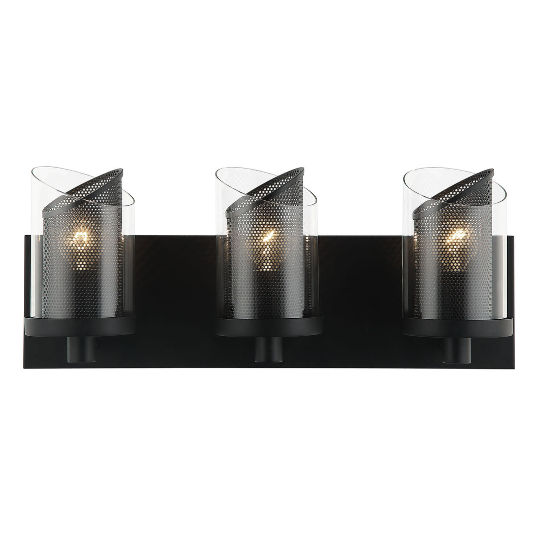 So Inclined 246B03BL 3-Light Vanity Light - Black