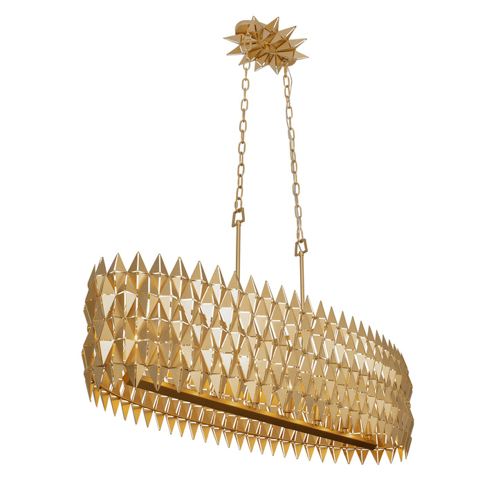 Forever 342N08FG 8-Light Pendant Light - French Gold