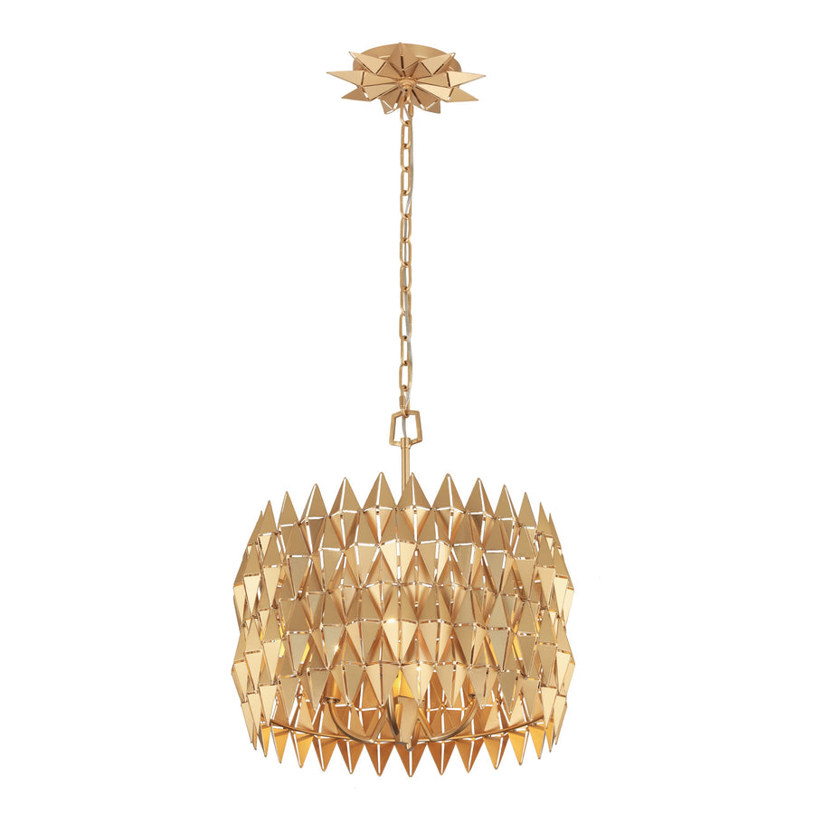 Forever 342P04FG 4-Light Pendant Light - French Gold