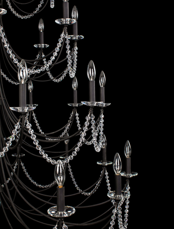 Brentwood 350C40CB 40-Light Chandelier - Carbon