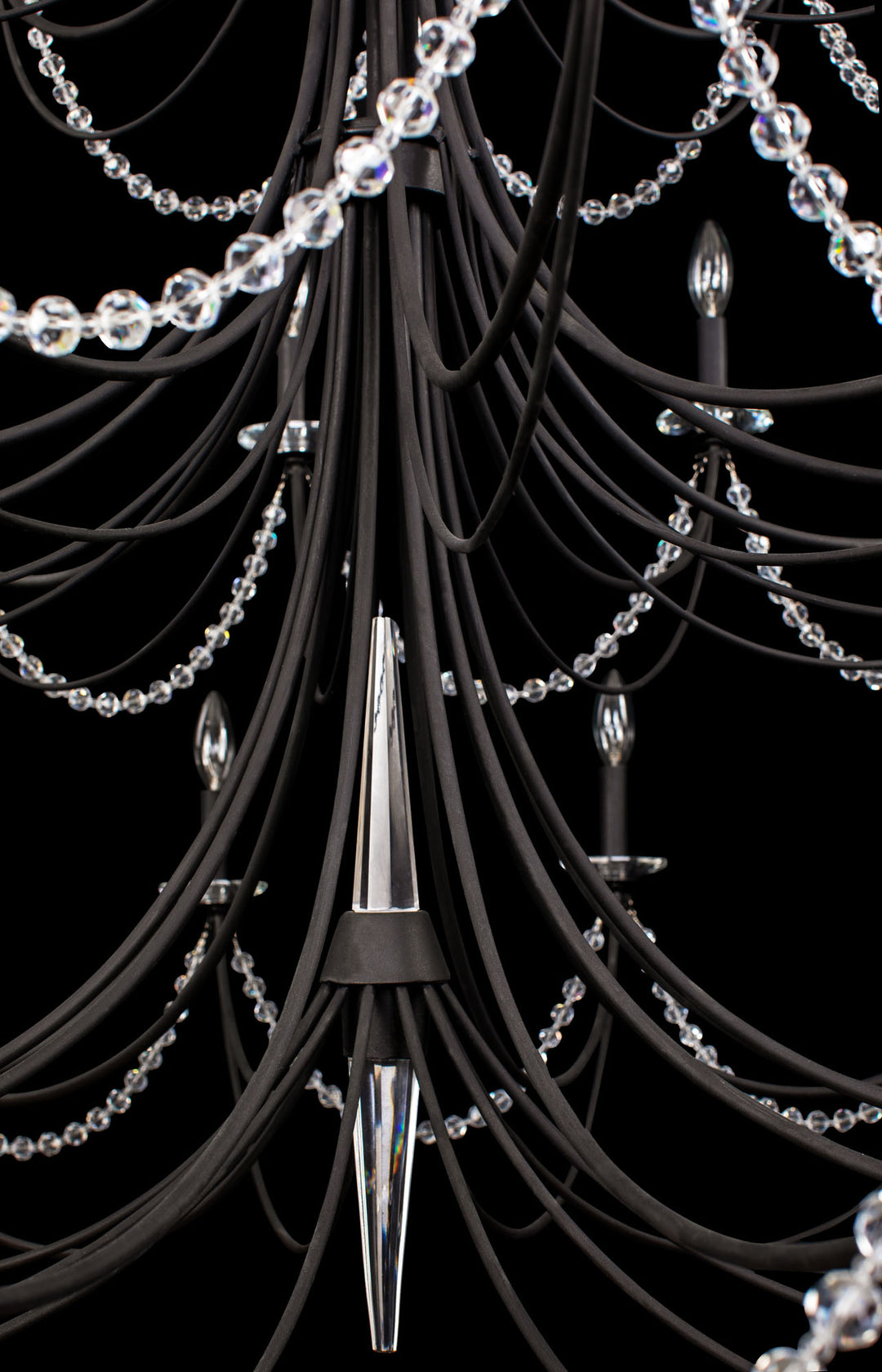 Brentwood 350C40CB 40-Light Chandelier - Carbon