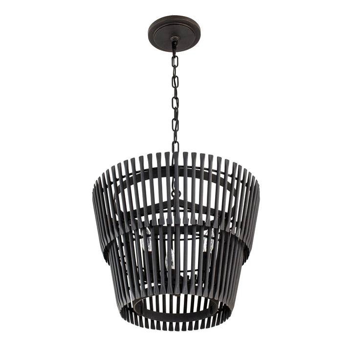 Apollo 355P03CB 3-Light Pendant Light - Carbon Black