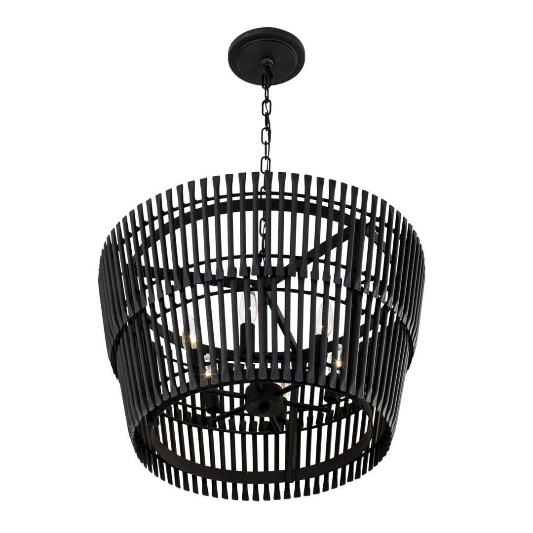 Apollo 355P06SCB Short Pendant Light - Carbon Black