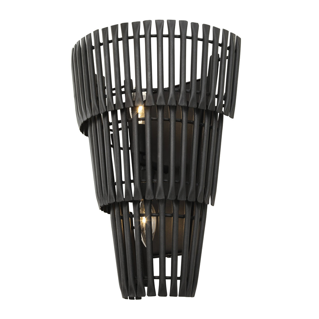 Apollo 355W02CB 2-Lt Sconce - Carbon Black