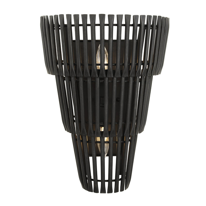 Apollo 355W02CB 2-Lt Sconce - Carbon Black