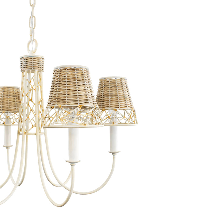 Cayman 362C06CW 6-Light Chandelier - Country White