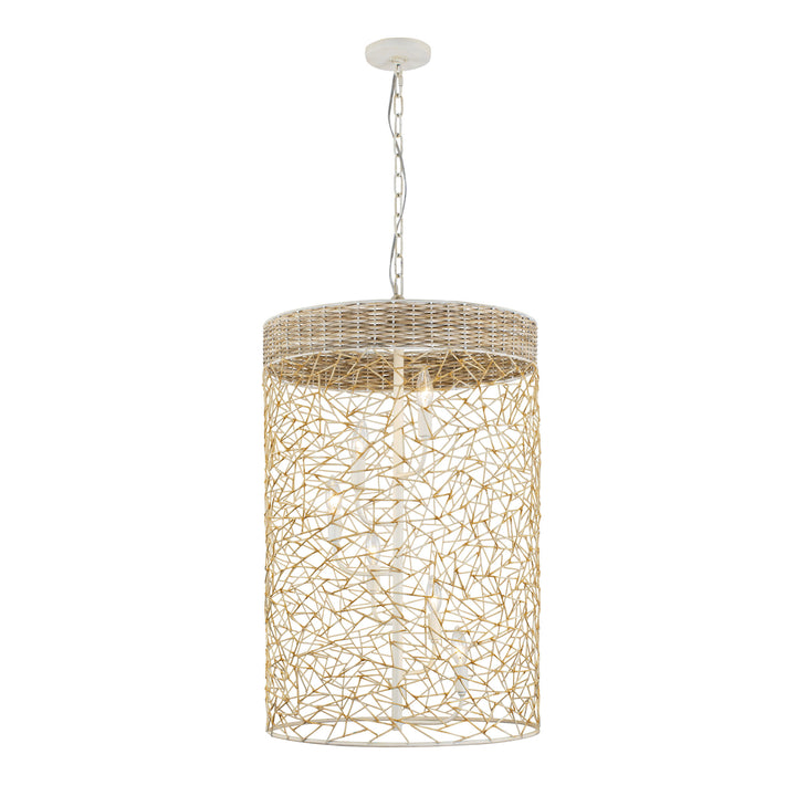 Cayman 362F06CW 6-Light Foyer Pendant Light - Country White