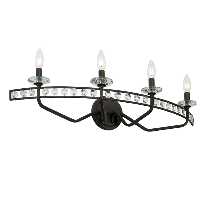 Monroe 363B04CB 4-Light Vanity Light - Carbon