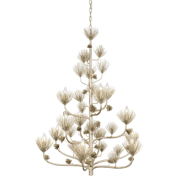 Pinion 365C12ZG 12-Light Chandelier - Zen Gold