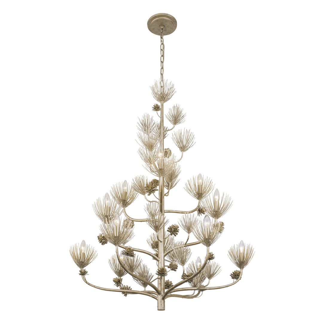 Pinion 365C12ZG 12-Light Chandelier - Zen Gold