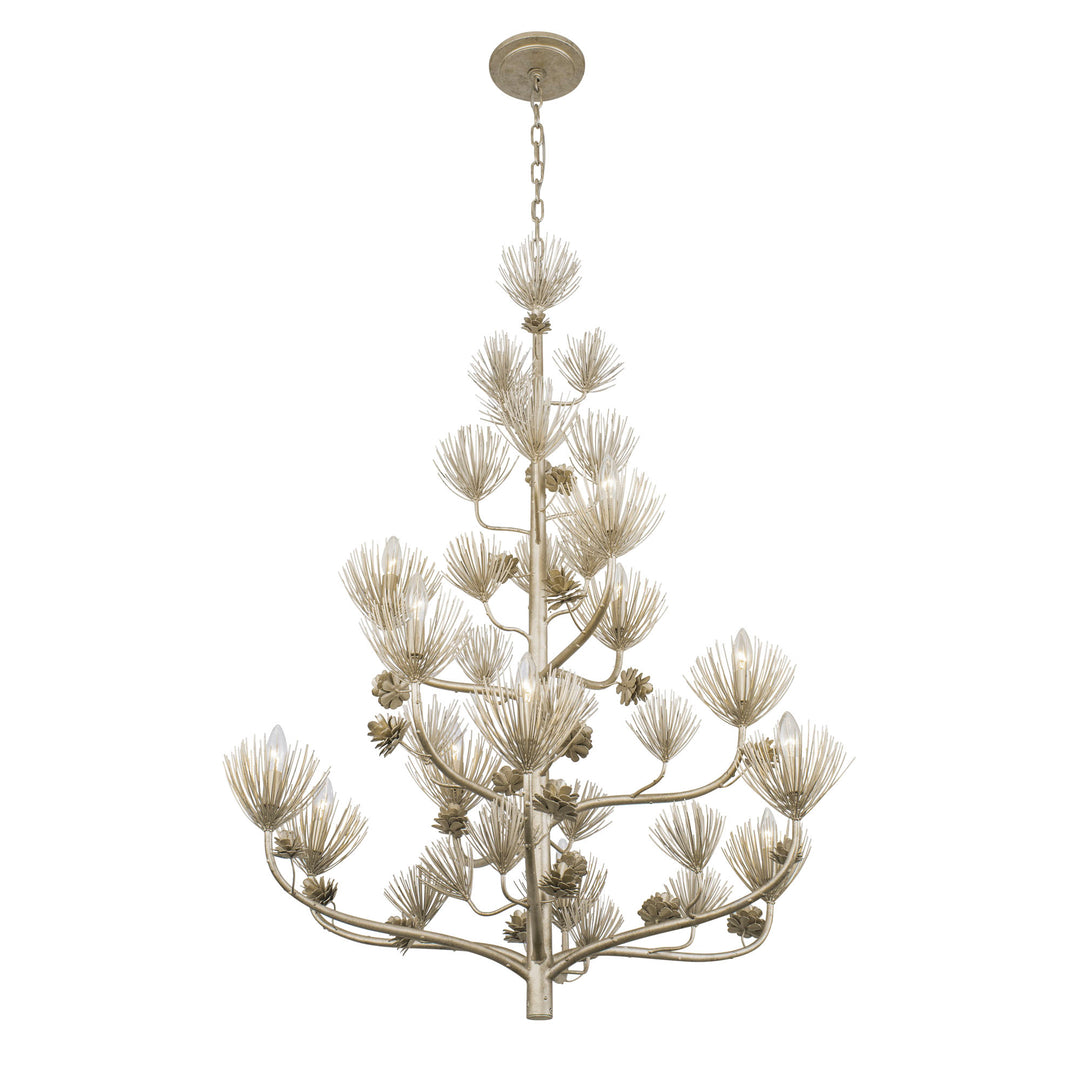 Pinion 365C12ZG 12-Light Chandelier - Zen Gold