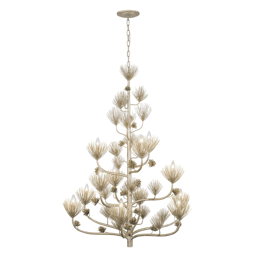 Pinion 365C12ZG 12-Light Chandelier - Zen Gold