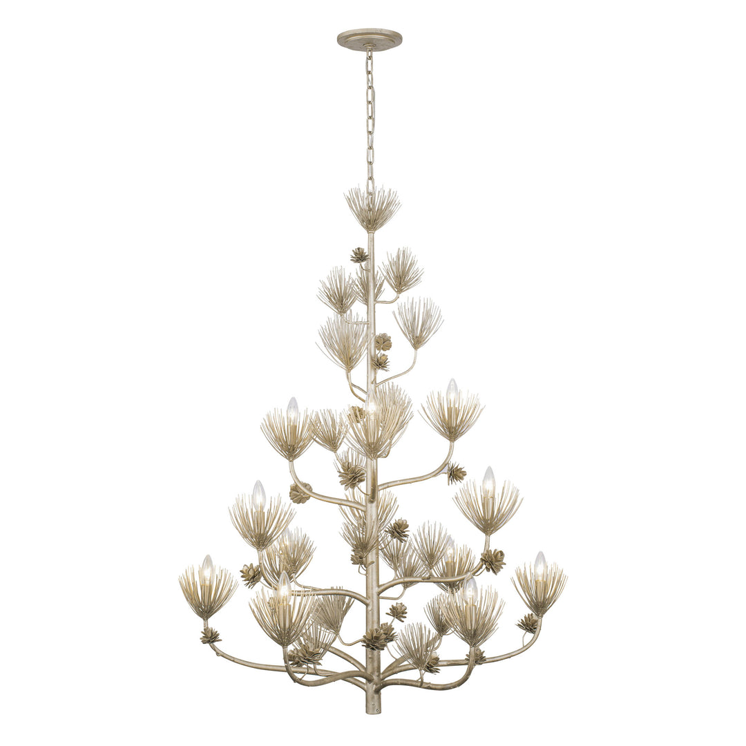 Pinion 365C12ZG 12-Light Chandelier - Zen Gold