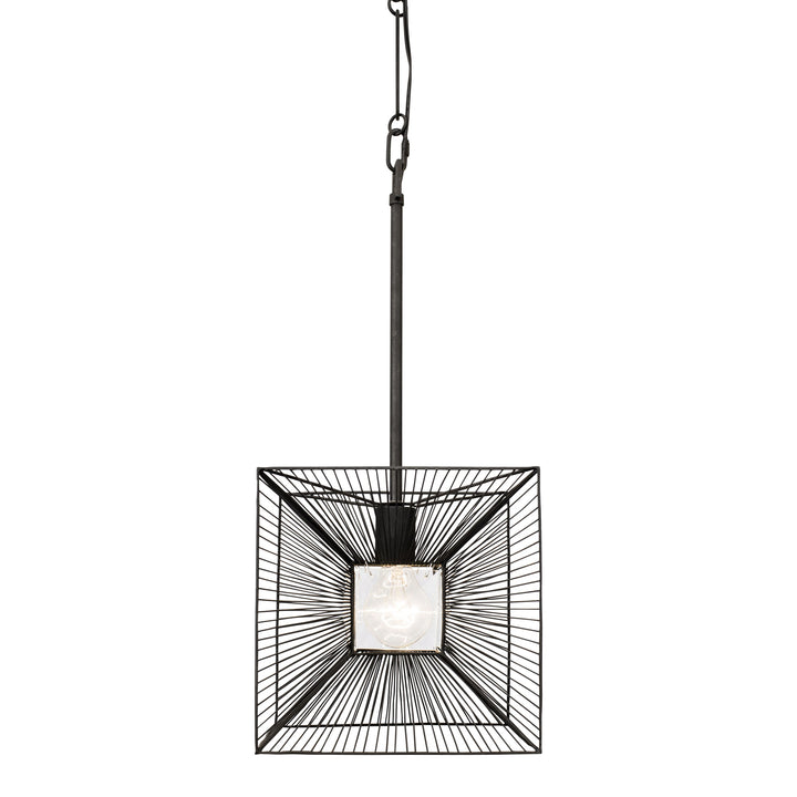 Arcade 366P01CB 1-Light Pendant Light - Carbon