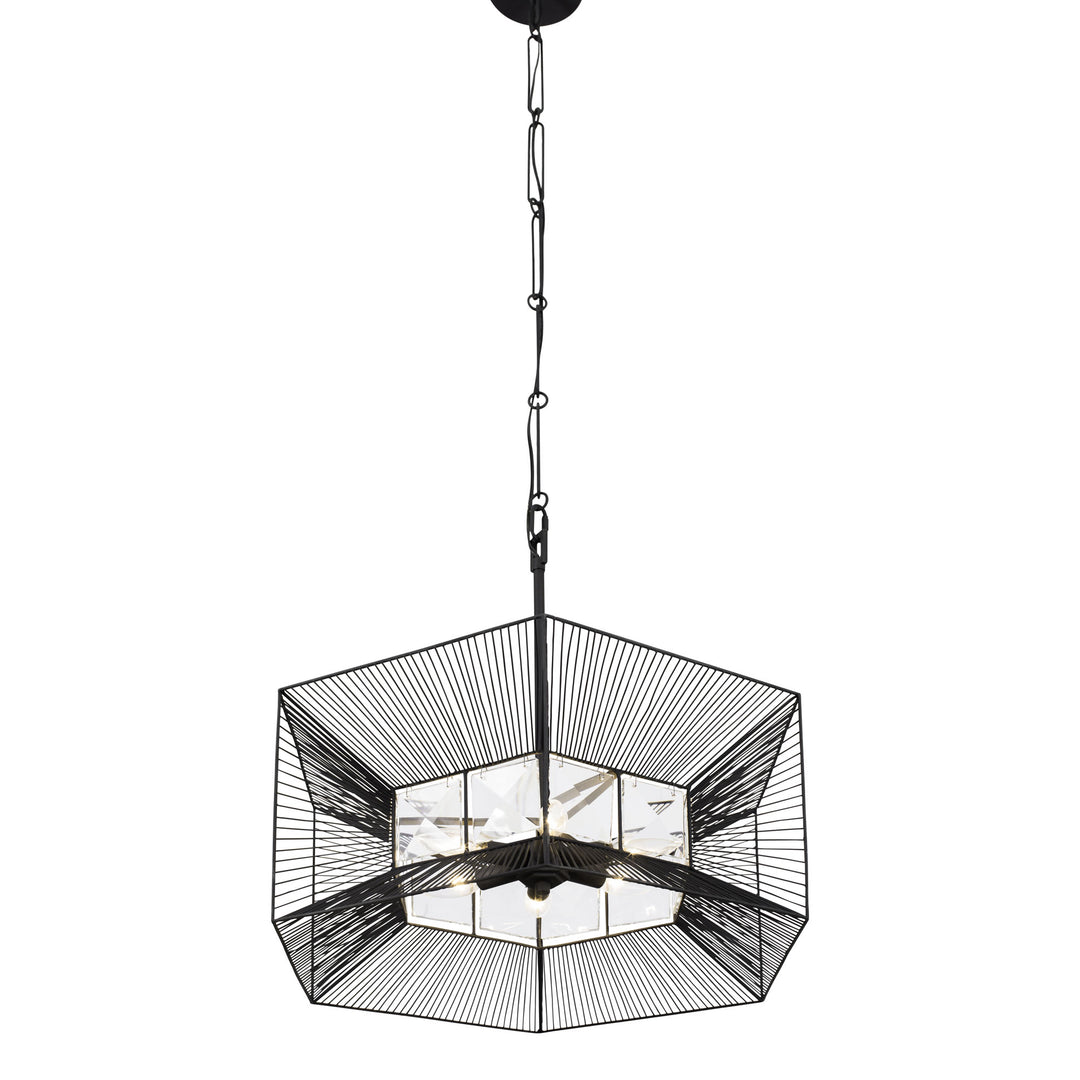 Arcade 366P06CB 6-Light Pendant Light - Carbon