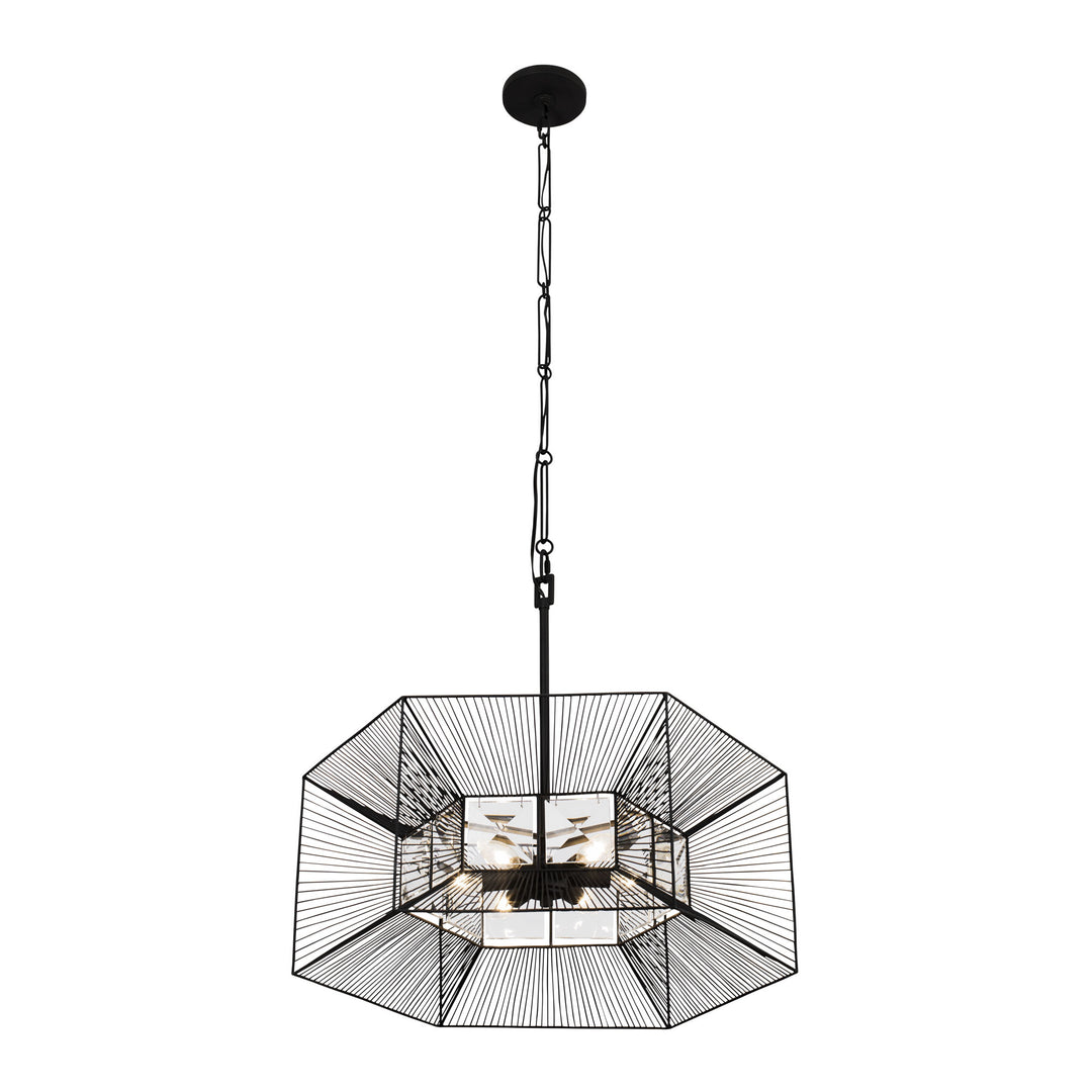 Arcade 366P06CB 6-Light Pendant Light - Carbon