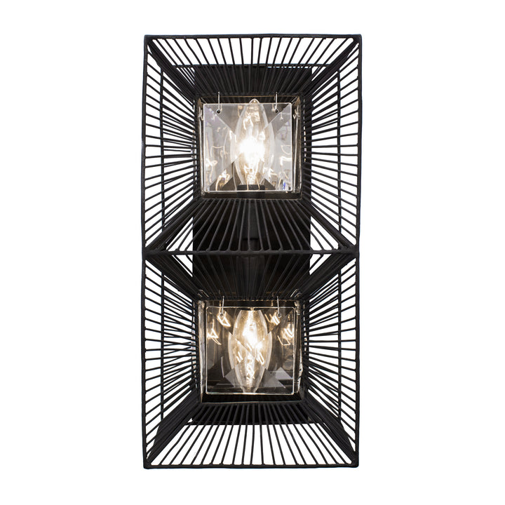 Arcade 366W02CB 2-Light Wall Sconce - Carbon