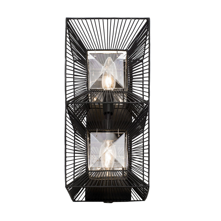 Arcade 366W02CB 2-Light Wall Sconce - Carbon