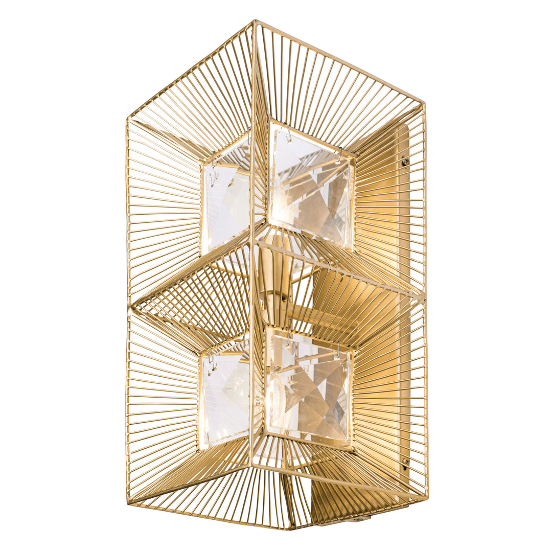 Arcade 366W02FG 2-Light Wall Sconce - French Gold