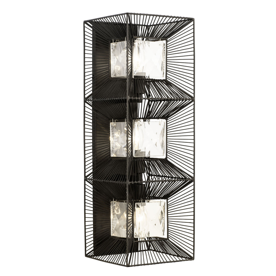 Arcade 366W03CB 3-Light Wall Sconce - Carbon