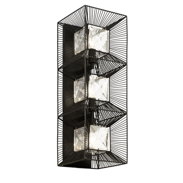 Arcade 366W03CB 3-Light Wall Sconce - Carbon