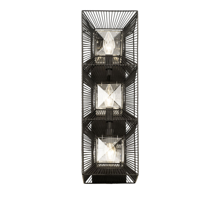 Arcade 366W03CB 3-Light Wall Sconce - Carbon