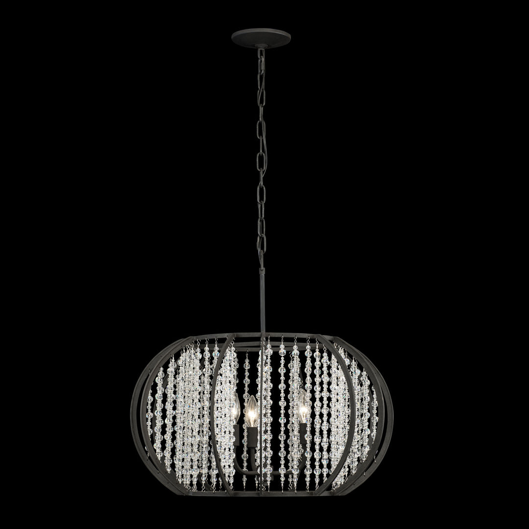 Caesar 367P03CB 3-Light Pendant Light - Carbon