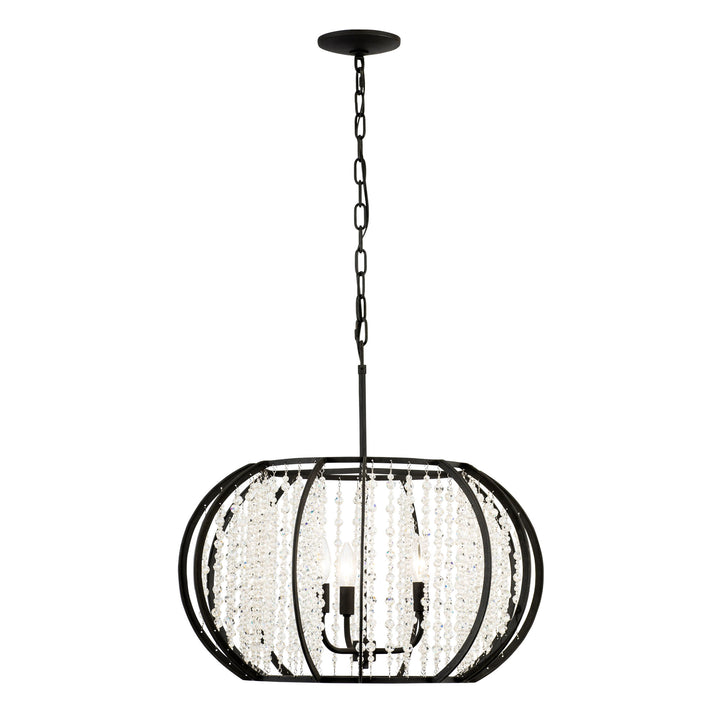 Caesar 367P03CB 3-Light Pendant Light - Carbon