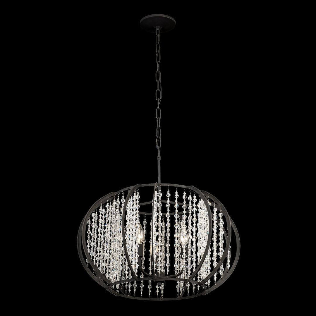 Caesar 367P03CB 3-Light Pendant Light - Carbon