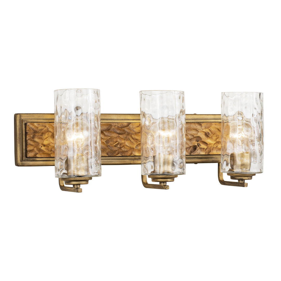 Hammer Time 371B03HGC 3-Light Vanity Light - Havana Gold/Cinnamon