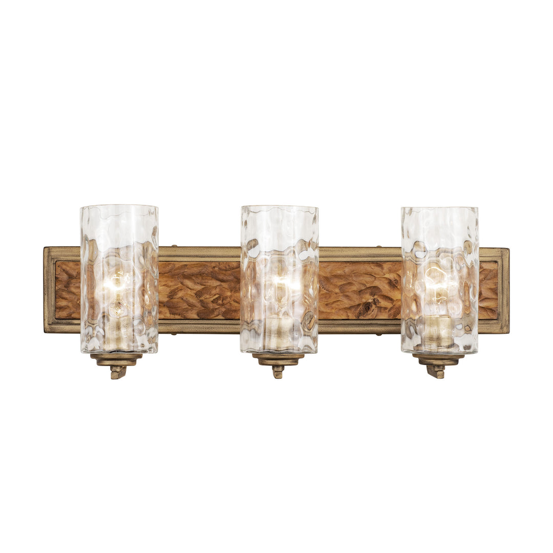 Hammer Time 371B03HGC 3-Light Vanity Light - Havana Gold/Cinnamon