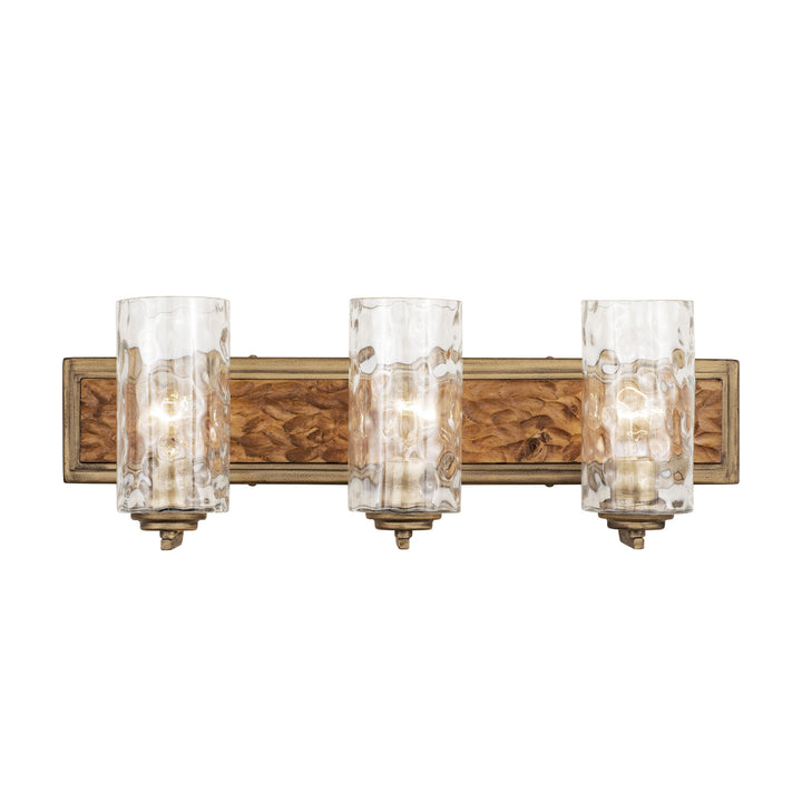 Hammer Time 371B03HGC 3-Light Vanity Light - Havana Gold/Cinnamon