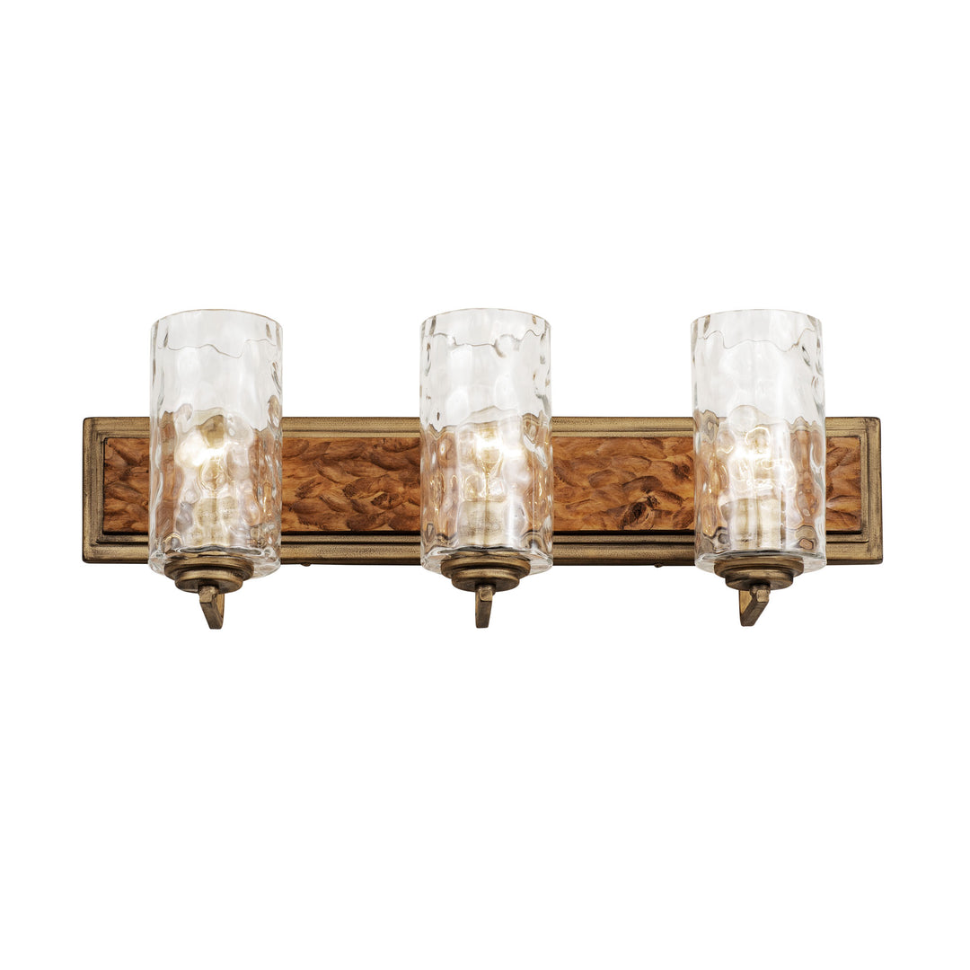 Hammer Time 371B03HGC 3-Light Vanity Light - Havana Gold/Cinnamon