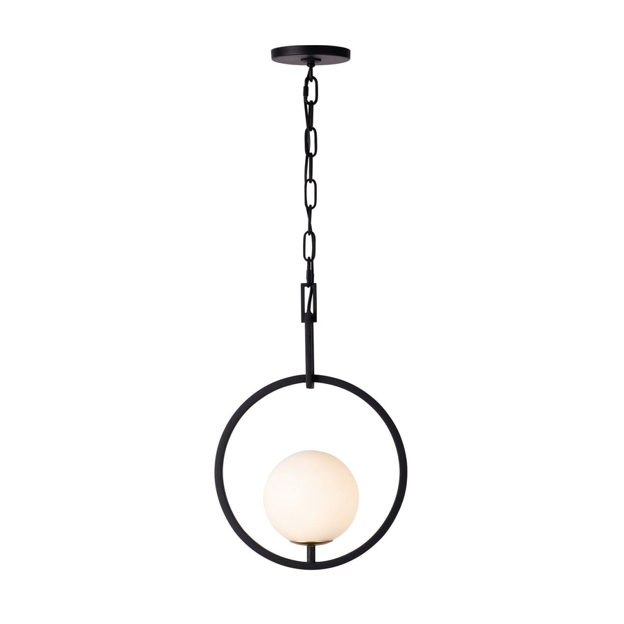 Stopwatch 388P01MBFG 1-Light Pendant Light - Matte Black/French Gold