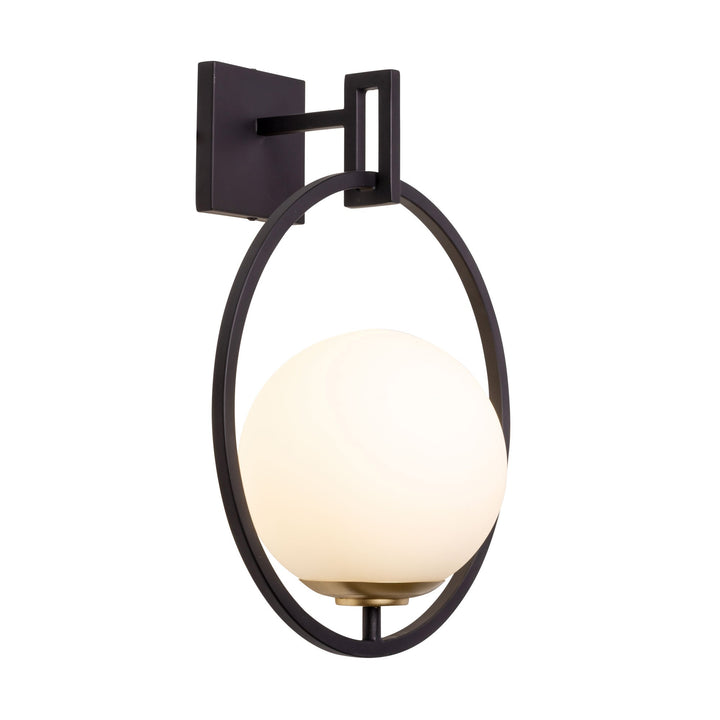 Stopwatch 388W01MMBFG 1-Light Wall Sconce - Matte Black/French Gold