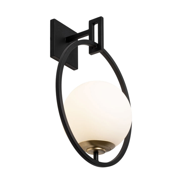 Stopwatch 388W01MMBFG 1-Light Wall Sconce - Matte Black/French Gold