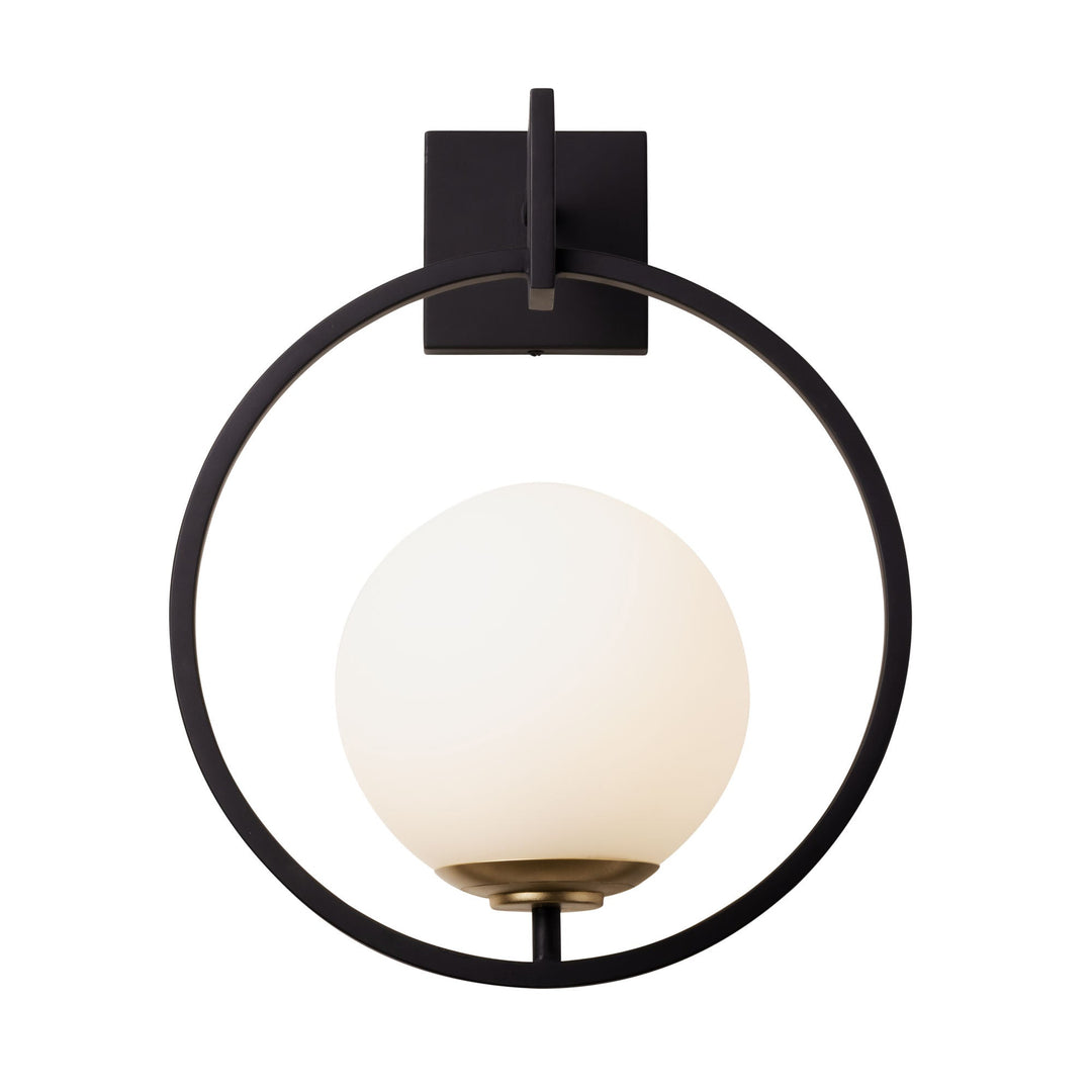 Stopwatch 388W01MMBFG 1-Light Wall Sconce - Matte Black/French Gold