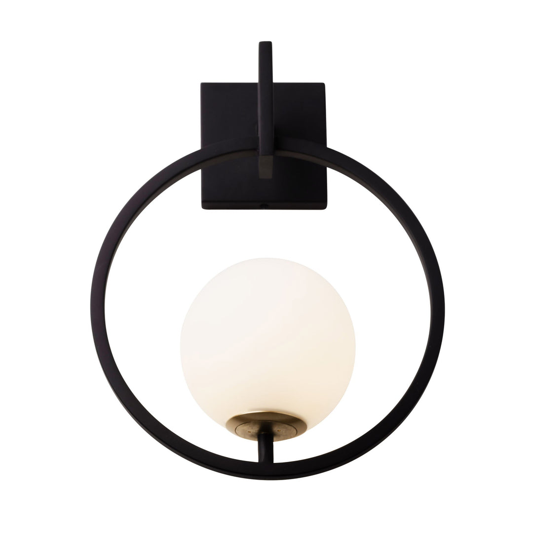 Stopwatch 388W01SMBFG 1-Light Wall Sconce - Matte Black/French Gold