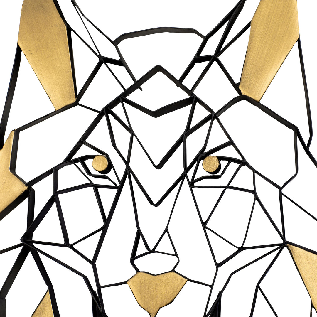 Geometric Animal Kingdom 425WA82 Wolf Wall Art