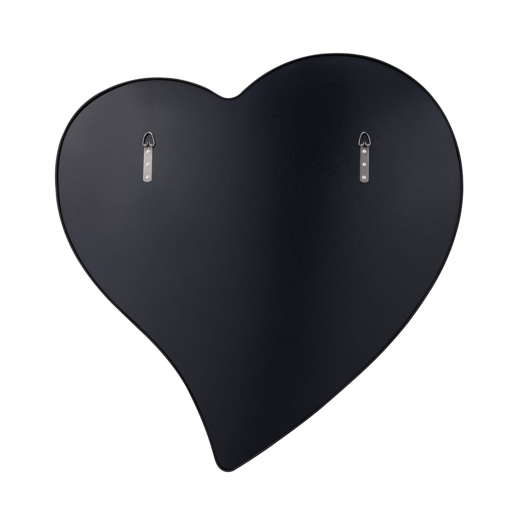 Who Do Ya Love 440MI30BL 30x30 Heart Mirror - Black