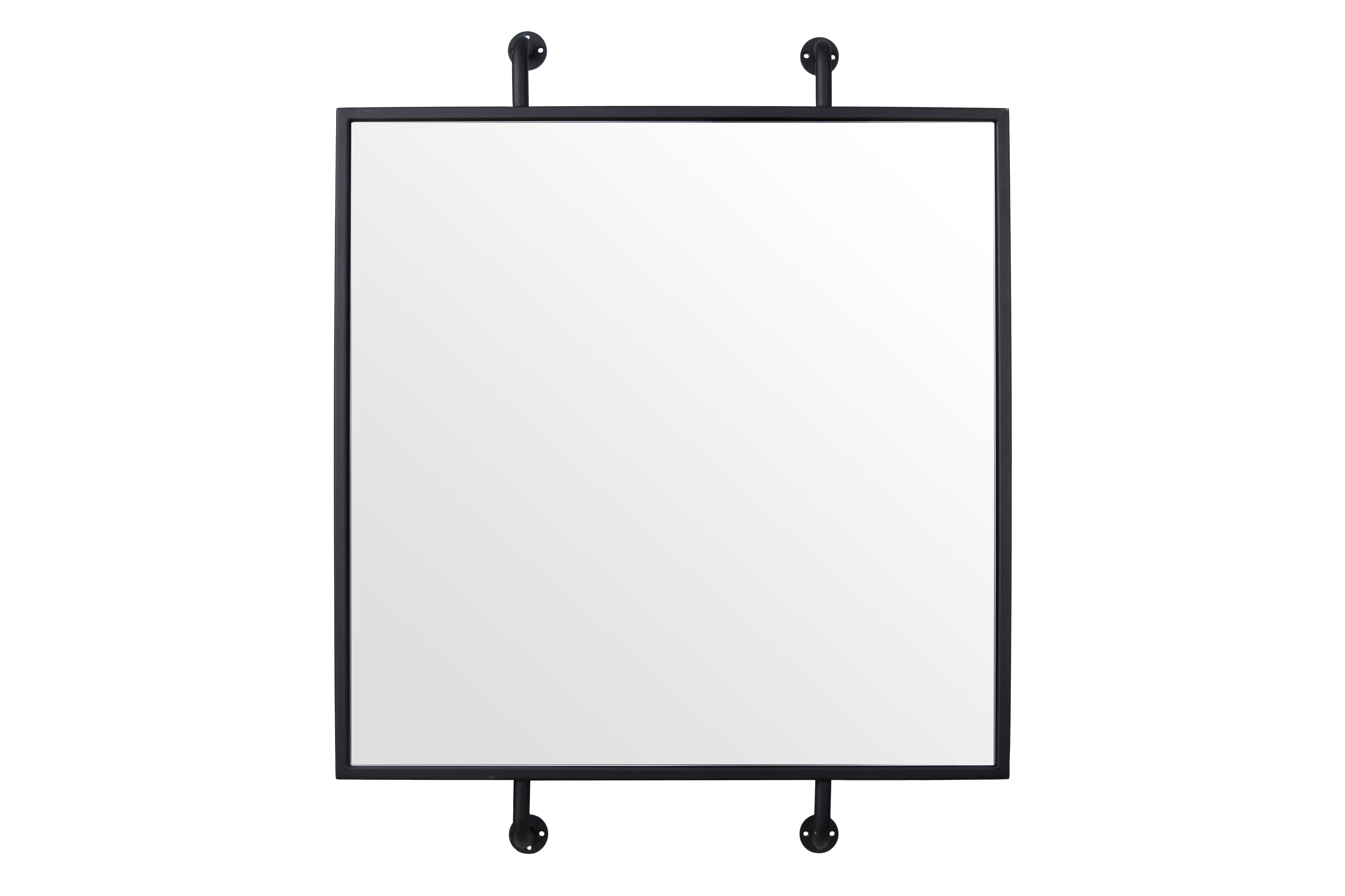 Tycho 4DMI0103 32x26 Square Wall Mirror - Black – Varaluz Clearance